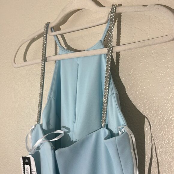 Xscape Evening Kyhle Rhinestone Trim Mermaid Gown 4 NEW $278 - Picture 8 of 10